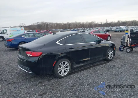 2016 Chrysler 200 Limited z USA, uszkodzony, nr VIN 1C3CCCAB3GN165614